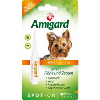 Amigard Spot-on-Hund <15kg Einzelpackung