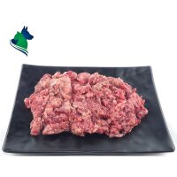 Barf Rinderhalsfleisch gewolft