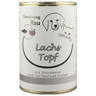 Fleischdose Lachs Topf (400g)