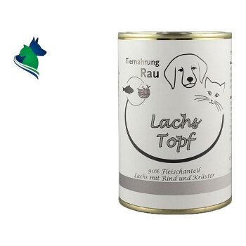 Fleischdose Lachs Topf (400g)