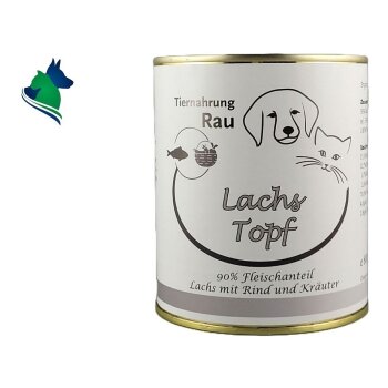 Fleischdose Lachs Topf (800g)