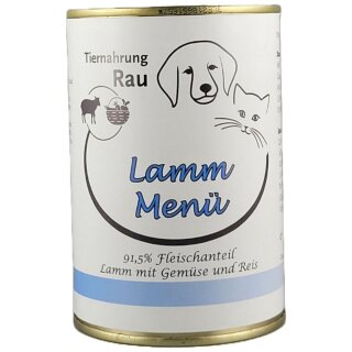 Fleischdose Lamm Menü (400g)