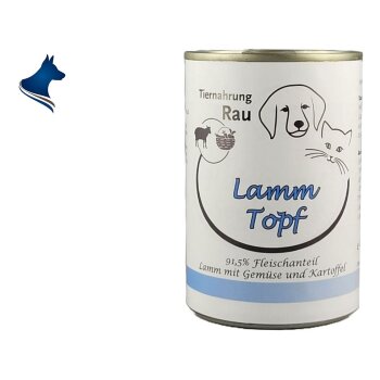 Fleischdose Lamm Topf (400g)