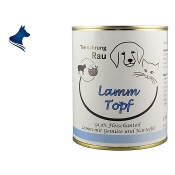 Fleischdose Lamm Topf (800g)