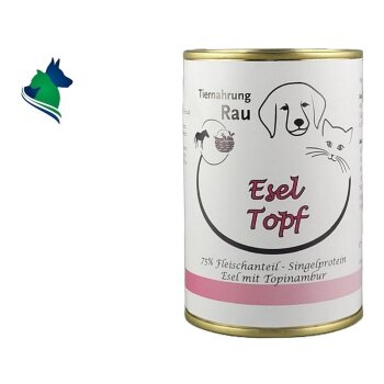 Fleischdose Esel Topf (400g)