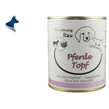 Fleischdose Pferde Topf (800g)