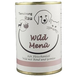 Fleischdose Wild Menü (400g)
