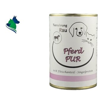 Fleischdose Pferd PUR (400g)