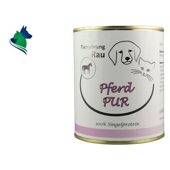 Fleischdose Pferd PUR (800g)