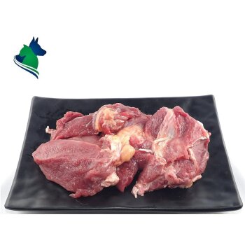 Barf Rindfleisch durchwachsen in großen Stücken (1000g)