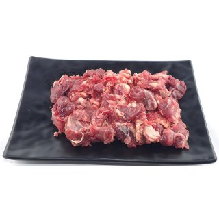 BARF Rindfleisch durchwachsen geschnitten (500g)