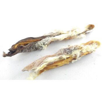 Kaninchen-Ohren mit Fell (200g)