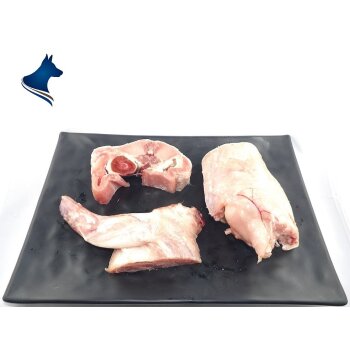Barf Kaninchenfleisch am Knochen  (1000g)