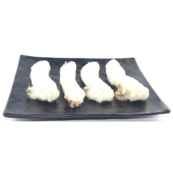 Kaninchen-Pfoten mit Fell (100g)