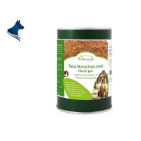 Fleischknochenmehl Hirsch pur (1000g)