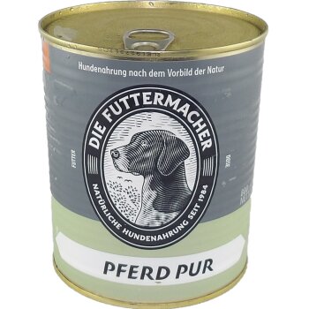 Fleischdose Pferd PUR (800g)