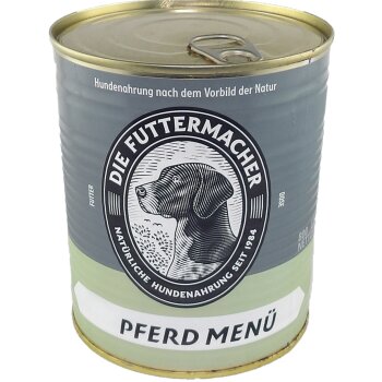 Fleischdose Pferd Menü (800g)