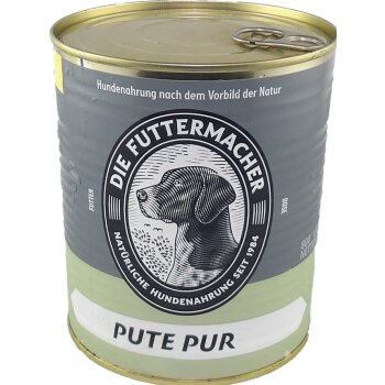 Fleischdose Pute PUR (800g)