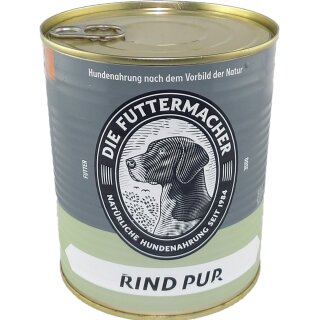 Fleischdose Rind pur (800g) - Futtermacher