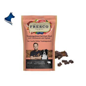 Martin Rütter Trainingsknöchelchen Rind mit Himbeeren und Spinat (150g)