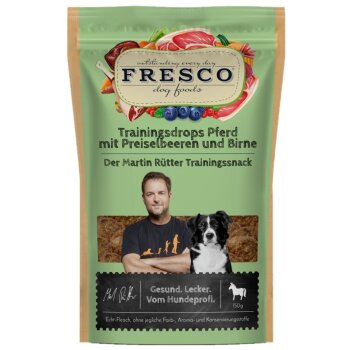 Martin Rütter Trainingsdrops Pferd mit Preiselbeeren und Birne (150g)
