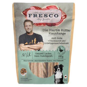 Die Martin Rütter Kaustange Ente mit Glukosamin und Grünlipp (150g)