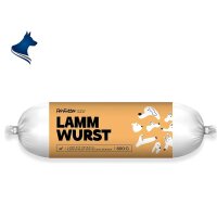 Fleischwurst Lamm mit Brokkoli, Kartoffeln und Heidelbeeren (800g)