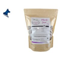 Trockenfleisch Pferd PUR (1kg)