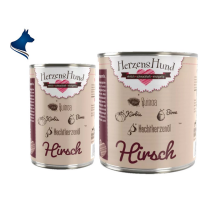 Fleischdose Hirsch mit Bio-Gemüse (800g)