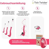 Zeckenhaken Tick Twister (pink)