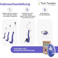Zeckenhaken Tick Twister (lila)