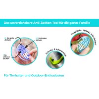 Zeckenhaken Tick Twister (lila)