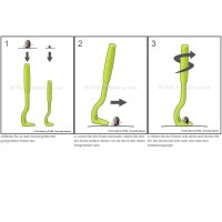Zeckenhaken Tick Twister (lila)