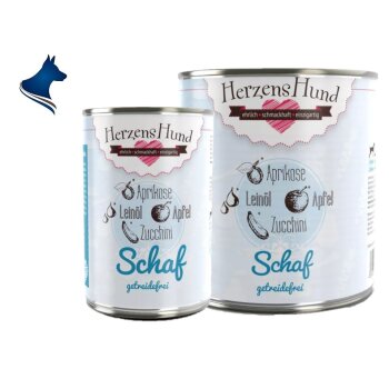 Fleischdose Schaf mit Zucchini - getreidefre