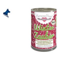Fleischdose Winterzauber Bio-Gans mit Bio-Bratapfel (400g)