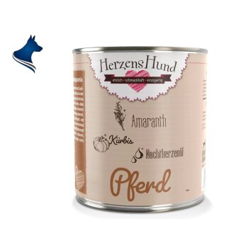 Fleischdose Pferd mit Bio-Gemüse (800g)