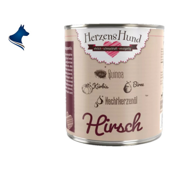 Fleischdose Hirsch mit Bio-Gemüse (800g)
