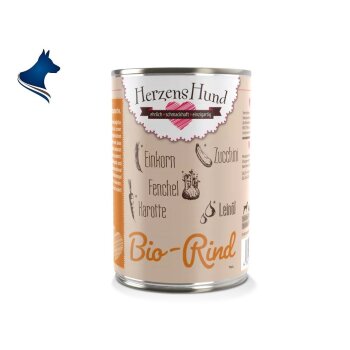 Fleischdose Bio-Rind mit Gemüse (400g)