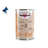 Fleischdose Bio-Rind mit Gemüse (400g)