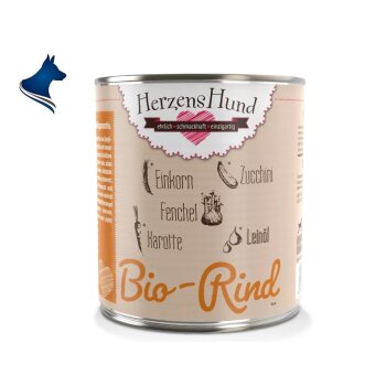 Fleischdose Bio-Rind mit Gemüse (800g)