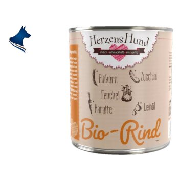 Fleischdose Bio-Rind mit Gemüse (800g)