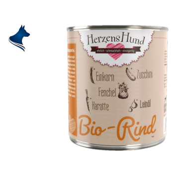 Fleischdose Bio-Rind mit Gemüse (800g)