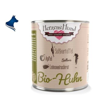 Fleischdose Bio-Huhn mit Bio-Gemüse (800g)