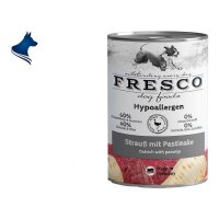 Fleischdose Hypoallergen-Menü Strauß (400g)