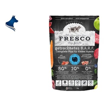 Trockenbarf Complete Plus Pute für kleine Hunde (1kg)