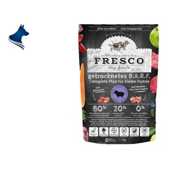 Trockenbarf Complete Plus Lamm für kleine Hunde (1kg)