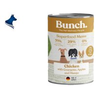 Fleischdose Bunch Huhn mit Zucchini und Mango (400g)