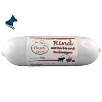 Fleischwurst Rind mit Kürbis und Buchweizen (800g)