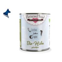 Fleischdose Bio-Huhn mit Bio-Zucchini (800g)