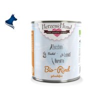 Fleischdose Bio-Rind mit Bio-Zucchini (800g)